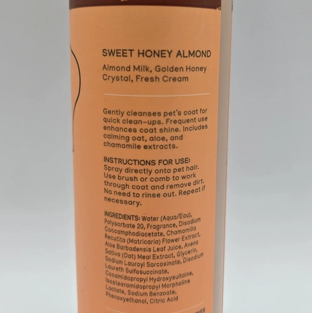 Bath and Body Works Purrfect Paws Sweet Honey Almond Pet Waterless Bath